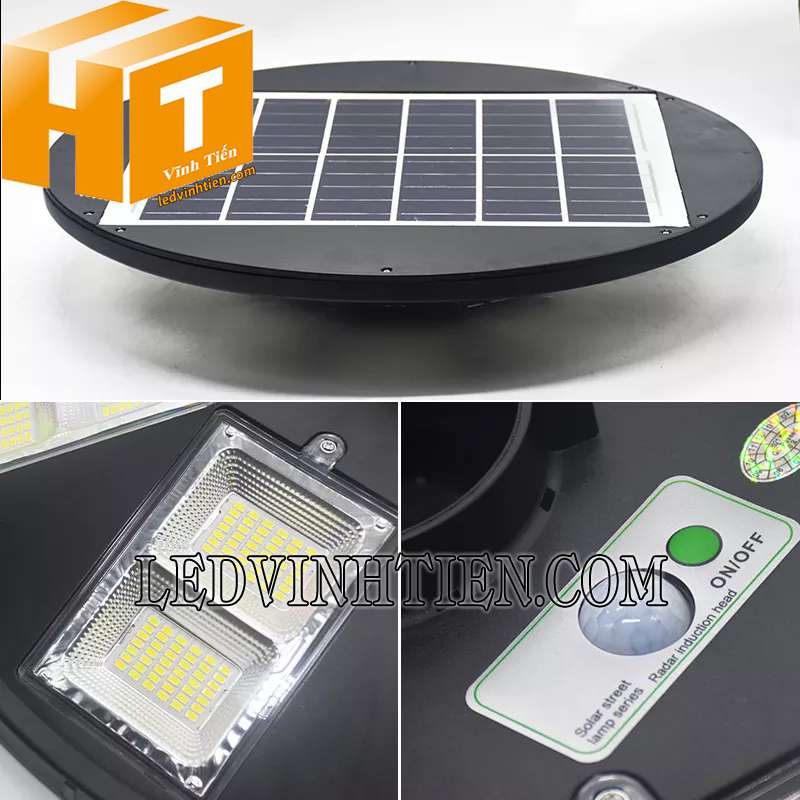 đèn sân vườn năng lượng mặt trời đĩa bay UFO 800W chất lượng cao