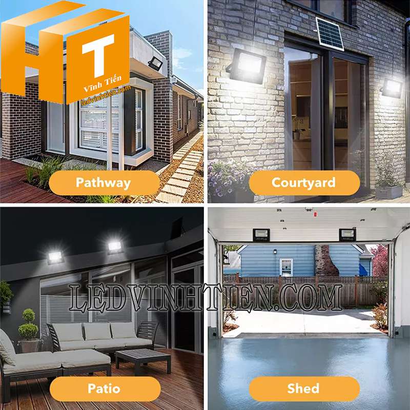 ứng dụng đèn pha led NLMT 100W giá rẻ