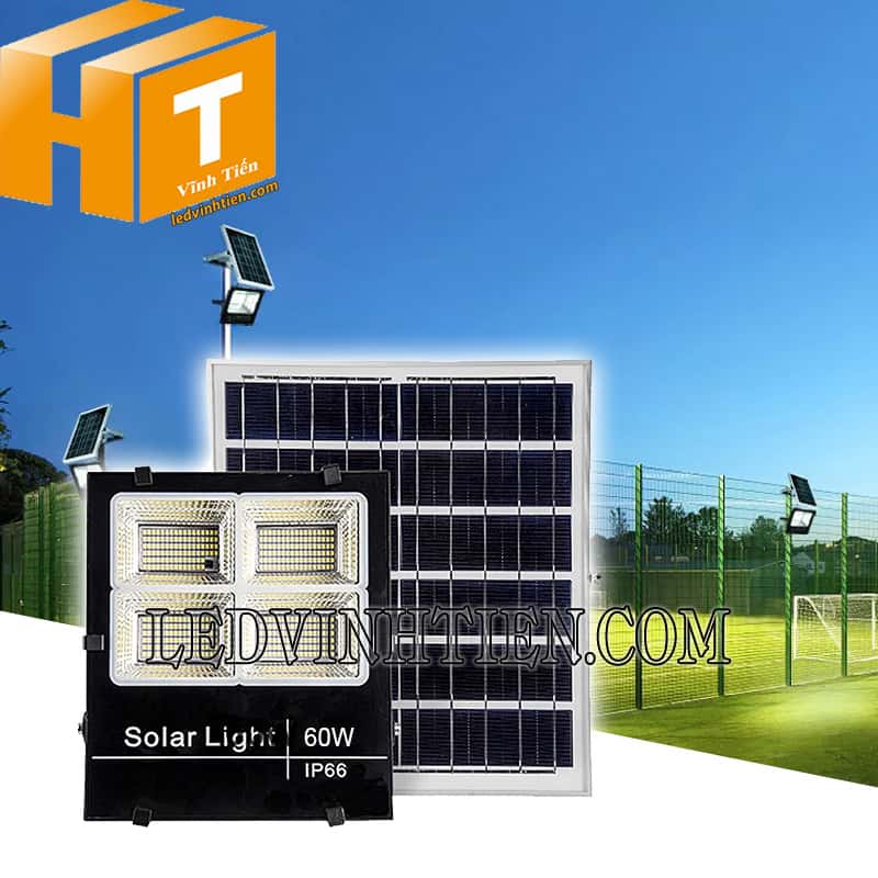 Đèn pha led năng lượng mặt trời 60WQ