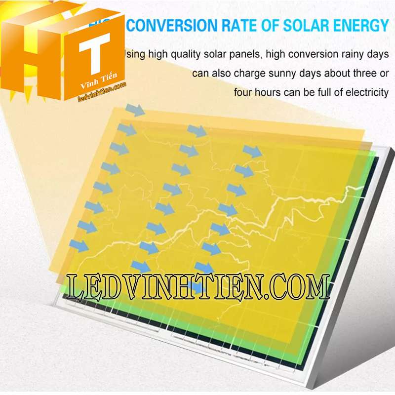 đèn đường NLMT 300W giá rẻ tại Vĩnh Tiến