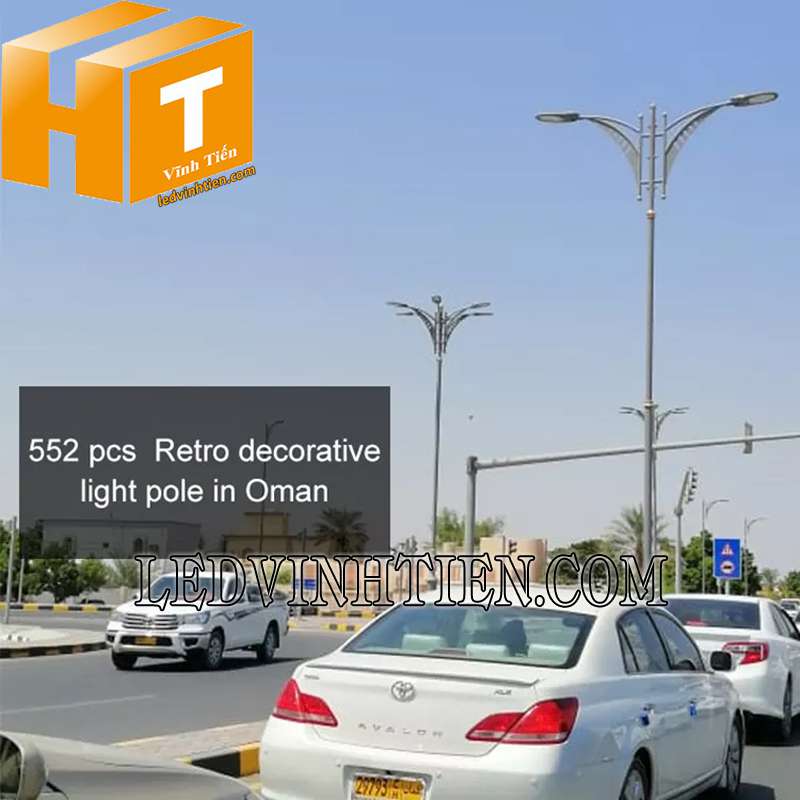 ứng dụng cột đèn đường bằng thép giá rẻ