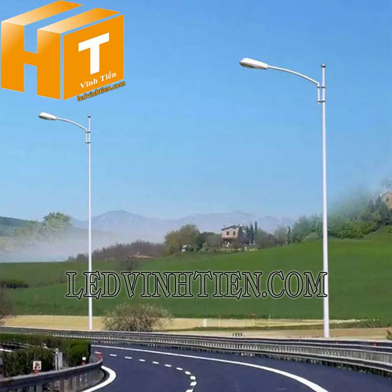 ứng dụng cột đèn đường bằng thép tại Vĩnh Tiến