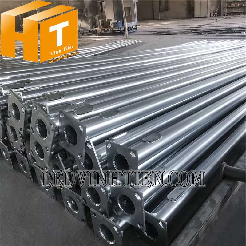 ứng dụng cột đèn đường bằng thép loại tôt tại Vĩnh Tiến
