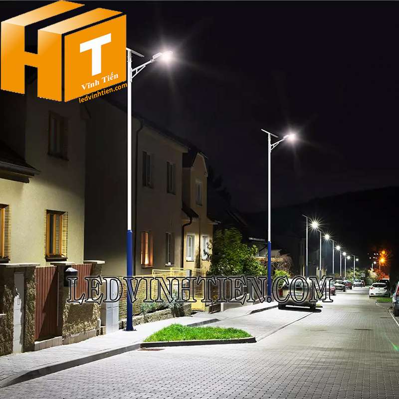 ứng dụng đèn đường năng lượng 300W tại Vĩnh Tiến