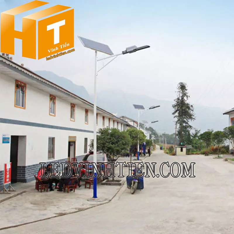 ứng dụng đèn đường năng lượng 300W giá rẻ tại Vĩnh Tiến