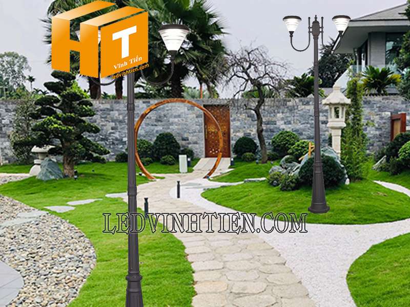 ứng dụng đèn sân vườn năng lượng mặt trời GGD02 chính hãng