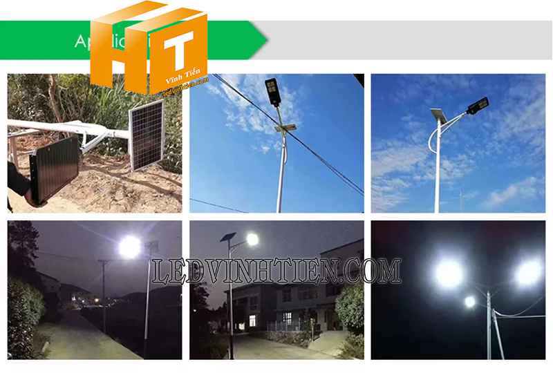 ứng dụng đèn đường led NLMT 50W Jindian dùng ngoài trời