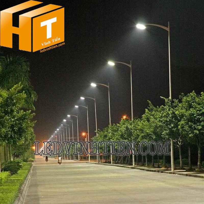 ứng dụng đèn đường led NLMT 60W Jindian dùng cho đường bộ