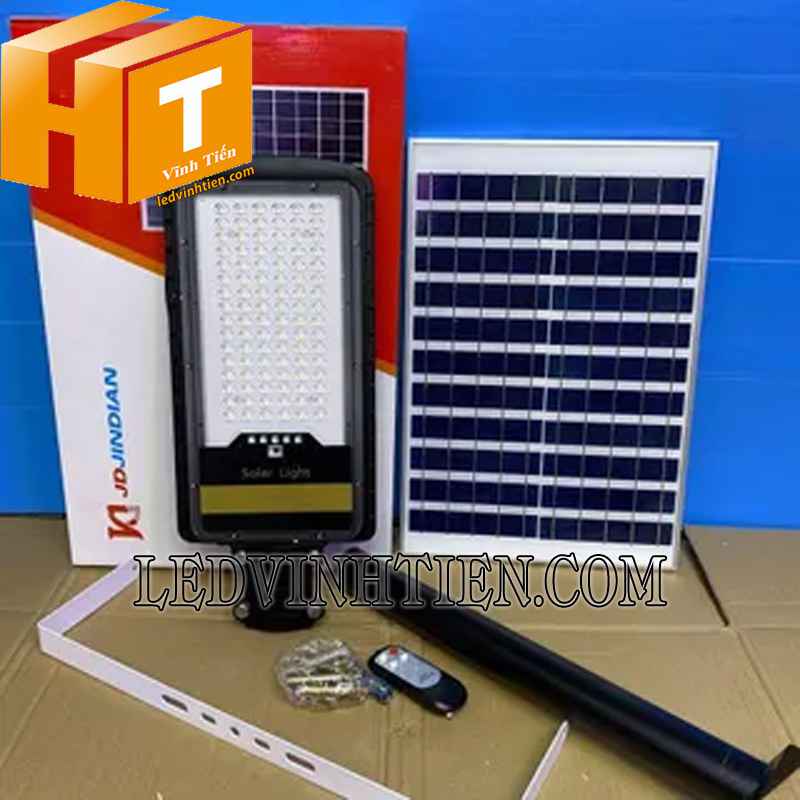 bán đèn đường NLMT 100W Jindian tại vĩnh tiến