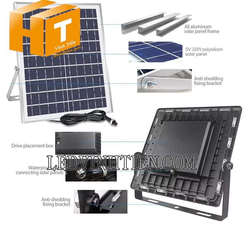 Đèn năng lượng mặt trời 200W