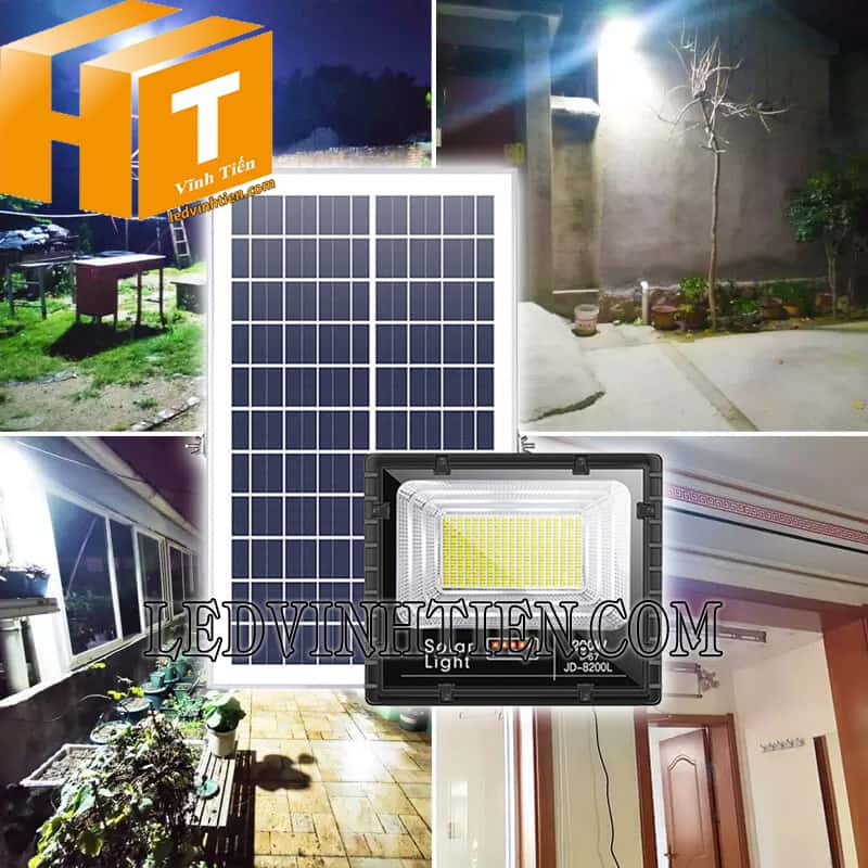 Đèn led pha năng lượng mặt trời 200W