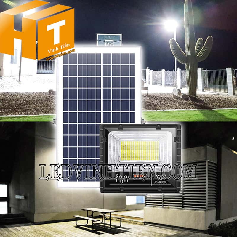 Đèn pha năng lượng mặt trời 200W