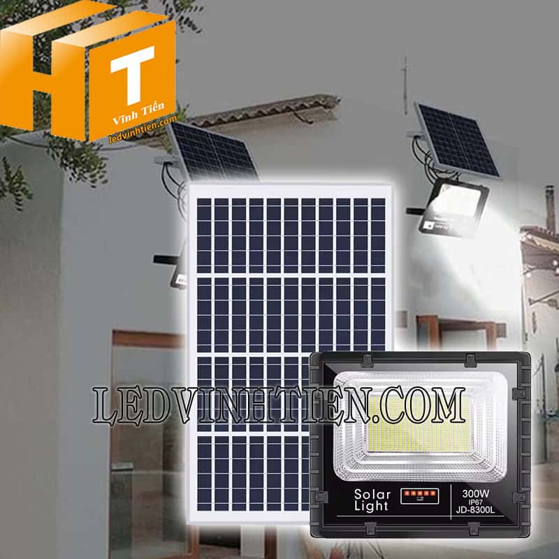 Đèn pha năng lượng mặt trời 300W
