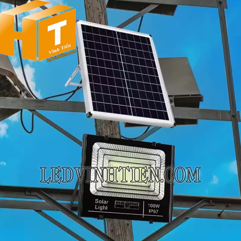 Đèn năng lượng mặt trời 100W Jindian
