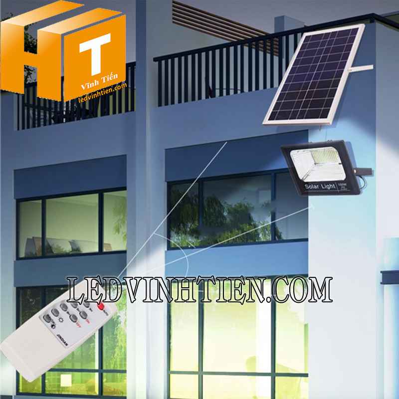 Đèn led pha năng lượng mặt trời 10W