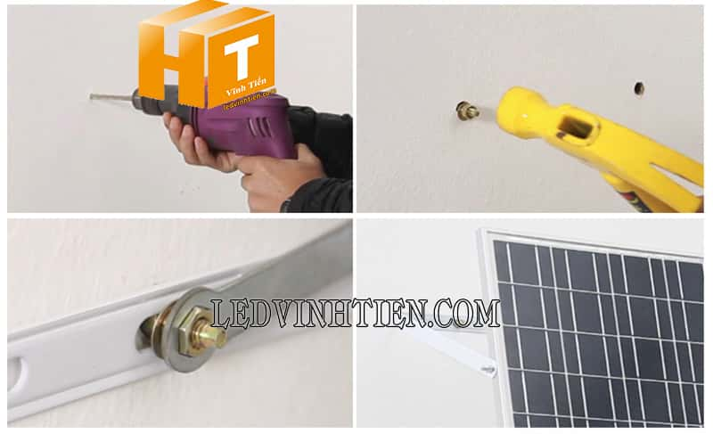 Đèn pha năng lượng mặt trời công suất 60W