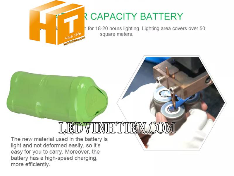 ứng dụng đèn sân vườn năng lượng mặt trời JD-9908 Jindian loại tốt tại vĩnh tiến