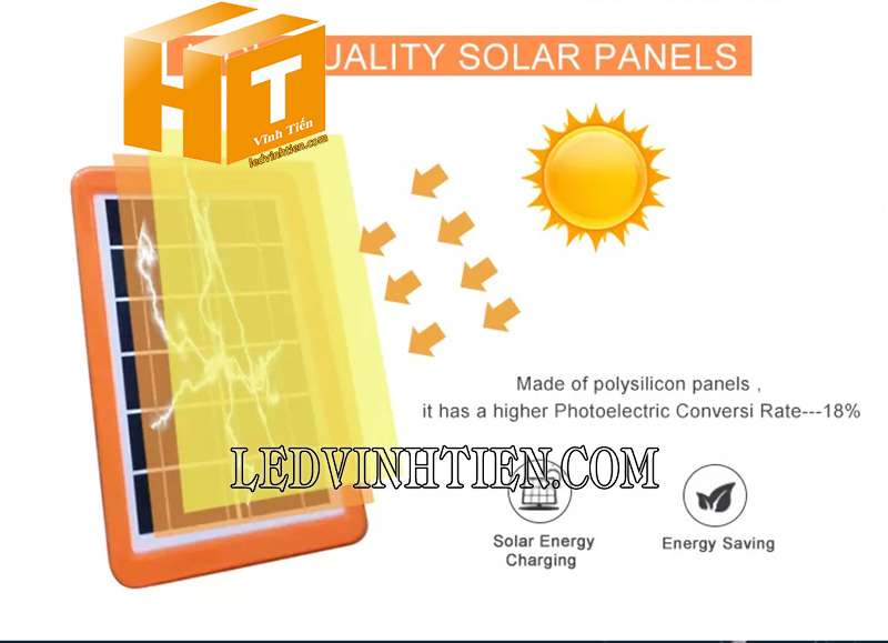 đèn búp trụ NLMT 50W Jindian sạc nhanh