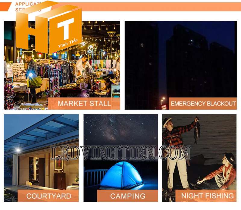 ứng dụng đèn đường led NLMT 50W Jindian chính hãng