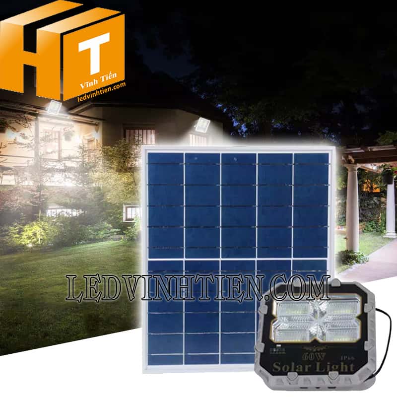Đèn led năng lượng mặt trời 60W đủ công suất