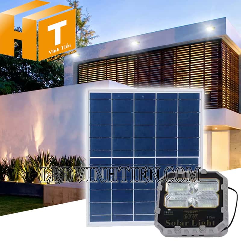 Đèn led năng lượng mặt trời 60W giá rẻ