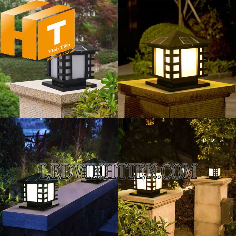 ứng dụng đèn trụ cổng năng lượng mặt trời 3W chiết khấu cao