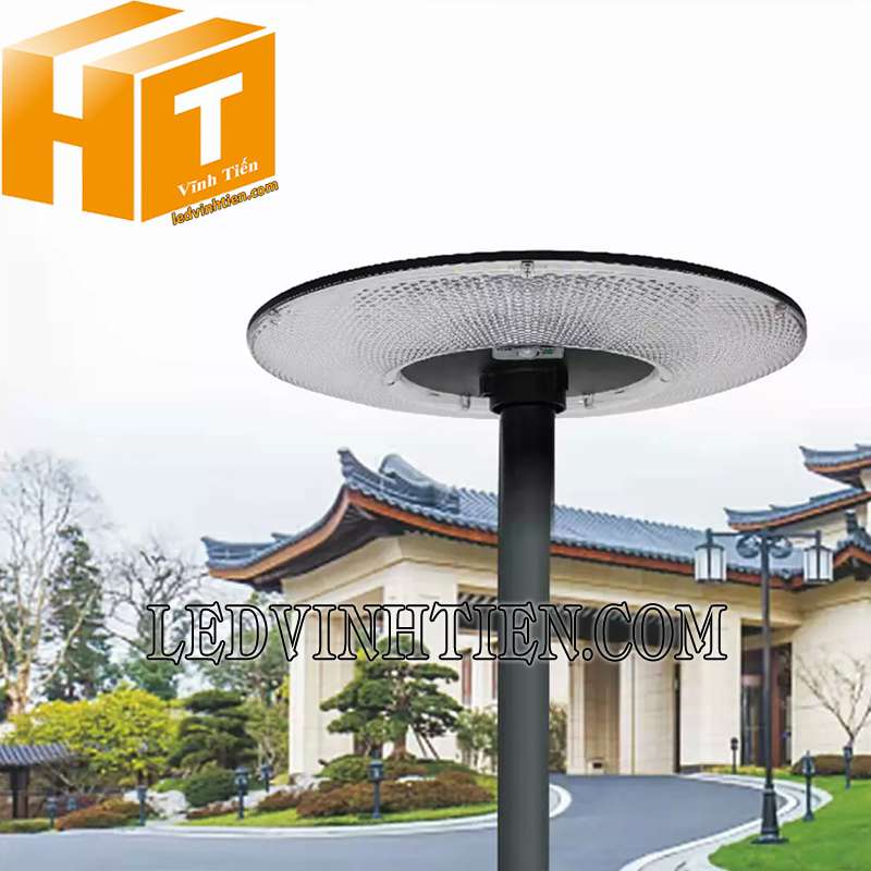 ứng dụng đèn sân vườn năng lượng mặt trời UFO 600W chiết khấu cao