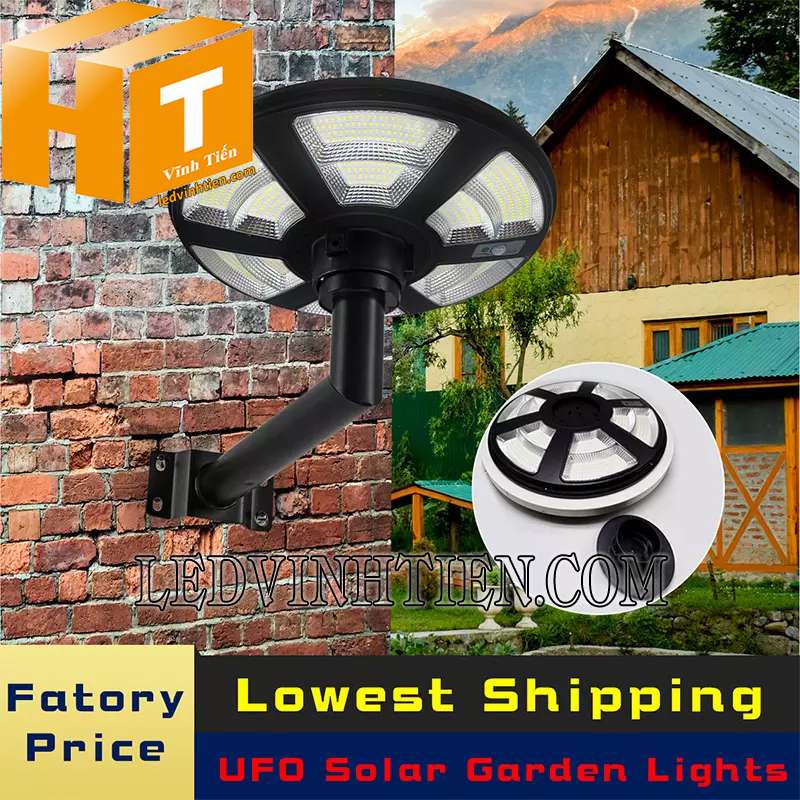 đèn sân vườn năng lượng mặt trời UFO 800W giá rẻ