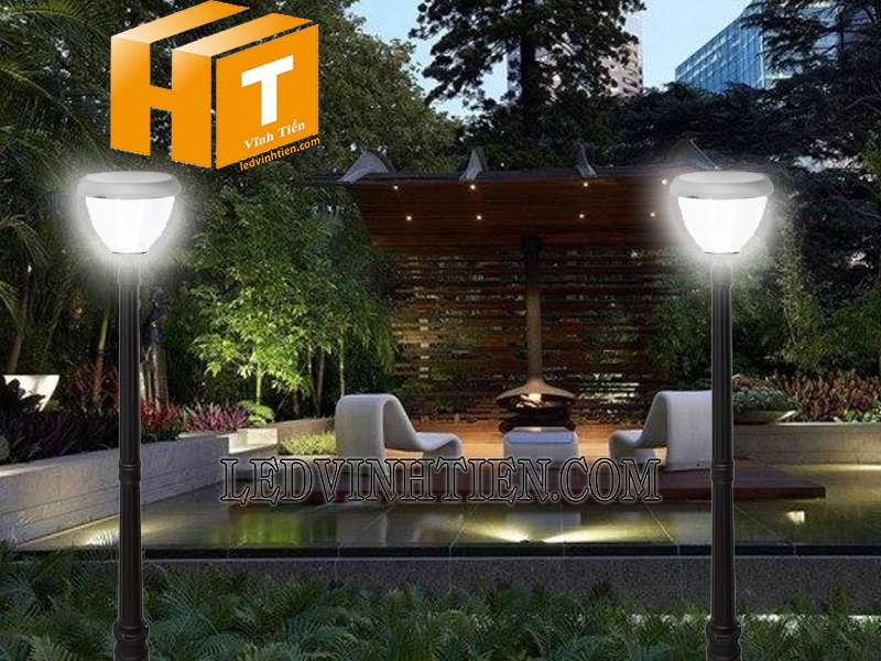 ứng dụng đèn sân vườn năng lượng mặt trời YZY01