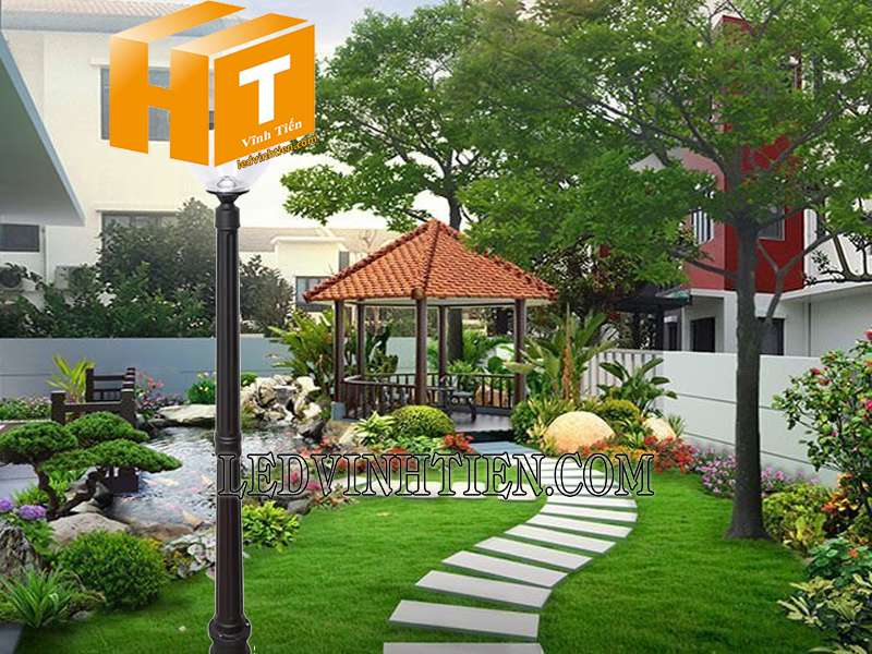 ứng dụng đèn sân vườn năng lượng mặt trời YZY01 giá rẻ