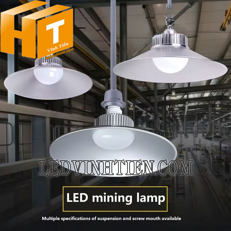 Đèn led nhà xưởng 100W E27 dùng chiếu sáng kho, nơi sản xuất