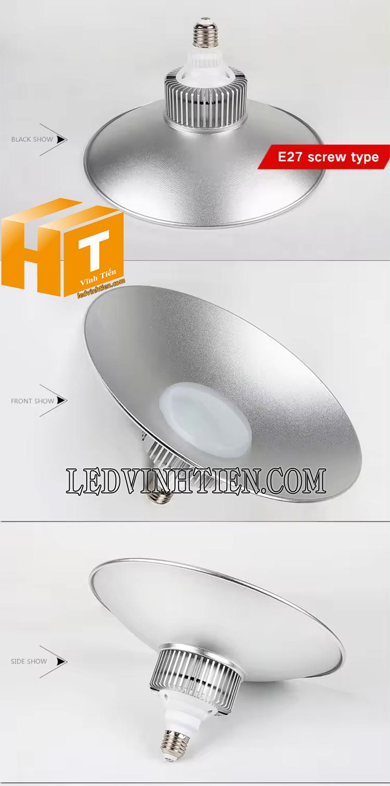 Đèn Chiếu Sáng Nhà Xưởng  đui vặn E27 loại tốt, giá rẻ