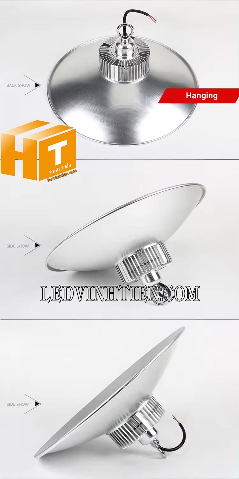 Đèn LED Nhà xưởng High Bay 70W anh sáng trắng, loại tốt, giá rẻ
