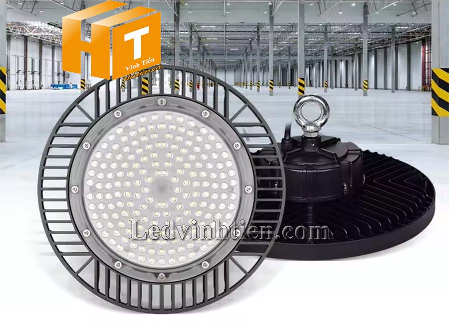 Đèn led high bay 150W Rạng Đông dùng chiếu sáng kho bãi, nhà kho, khu sản xuất