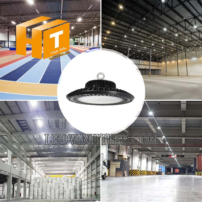 Đèn Led High Bay 200W Rạng Đông chiếu sáng sân vận động, xưởng sản xuất, nhà kho