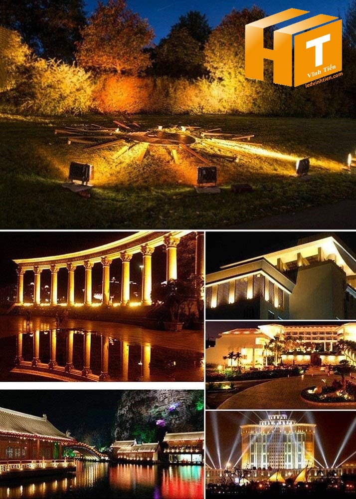 Đèn pha led hạt 36W, đèn pha led nhiều mắt led nhỏ 36W loại tốt, giá rẻ, chất lượng, chính hãng ledvinhtien.com dùng chiếu sáng ngoài trời, Chiếu sáng đường, hầm, sân vận động, công viên, nhà máy, sân vườn, quảng trường, quán cà phê, chiếu gốc cây