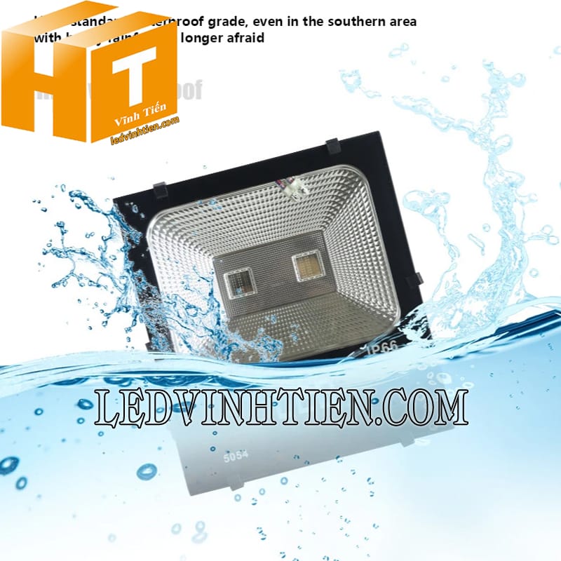 Đèn pha led 100W đổi màu chống nước