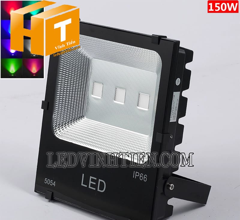 Đèn led pha đổi màu công suất 150w
