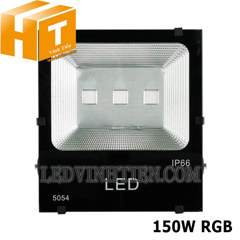 Đèn pha led đổi màu công suất 150w