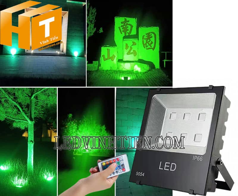 Đèn led pha 300W chóa kim cương