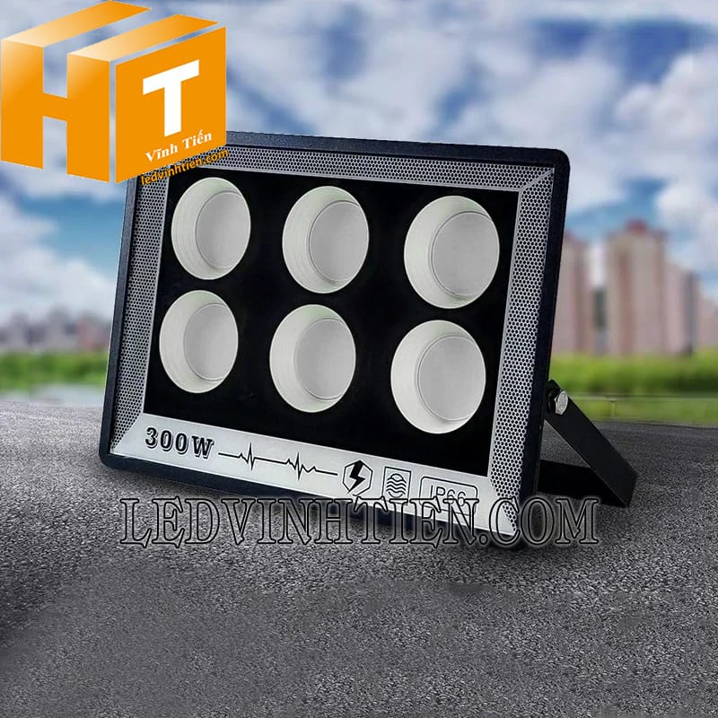 Đèn pha cob 300W rgb ngoài trời