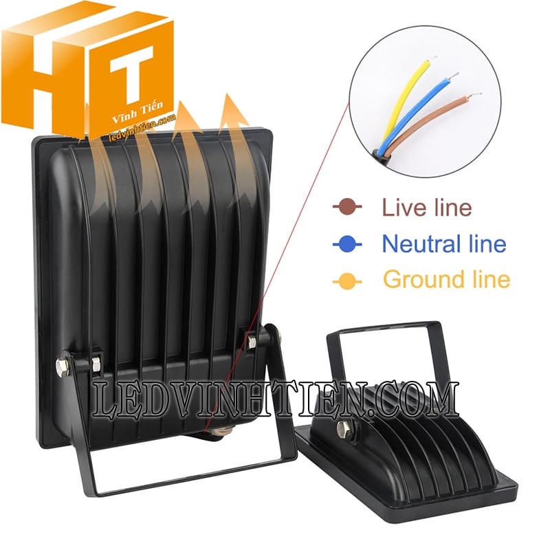 Đèn pha led đổi màu tự động