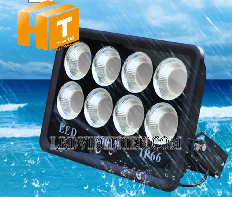 Đèn led pha cob 400W đổi màu chống nước