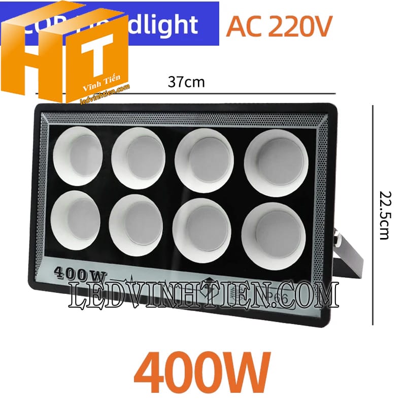 Đèn pha led cob 400W rgb giá rẻ