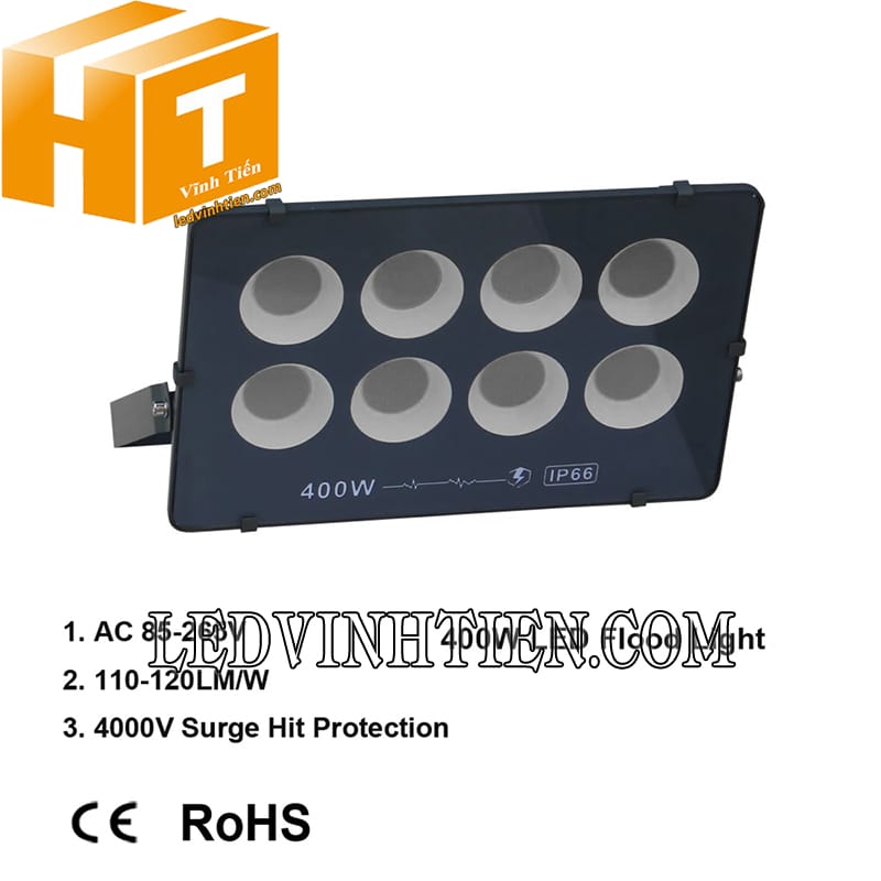 Đèn pha led cob 400W rgb loại tốt