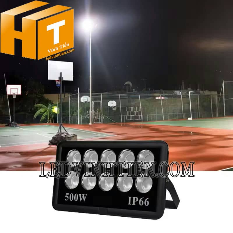 Đèn led pha đổi màu 500w siêu sáng