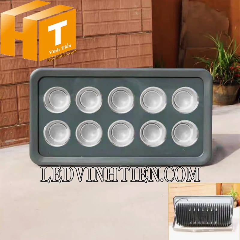 Đèn pha led 500W nhiều màu