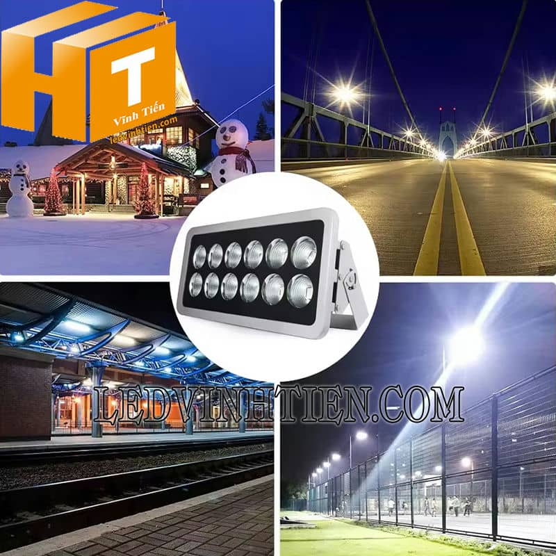 Đèn led pha chóa phễu đủ màu