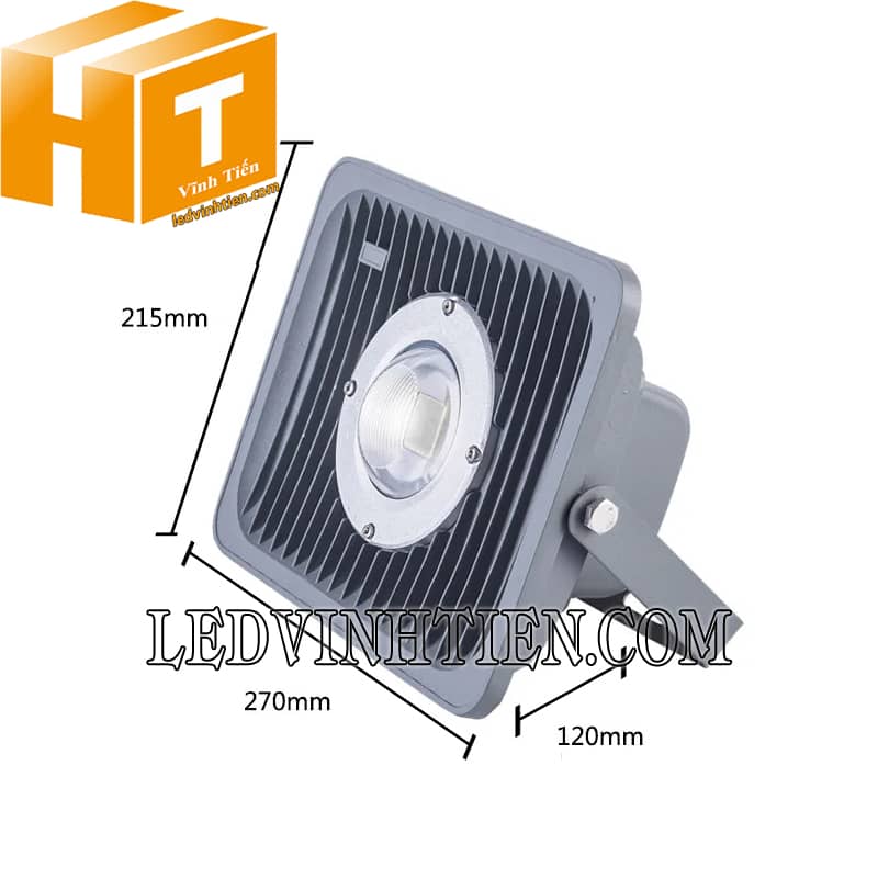 Đèn pha led đổi màu 50w