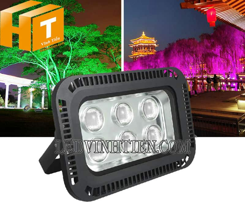 Đèn led pha 300W đổi màu